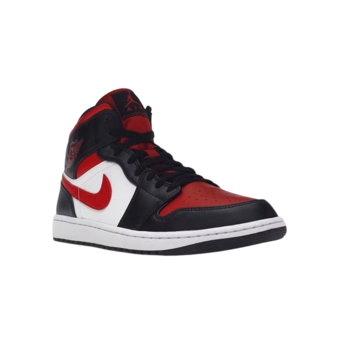 Jordan 1 Mid “White Black Red” (2022)
