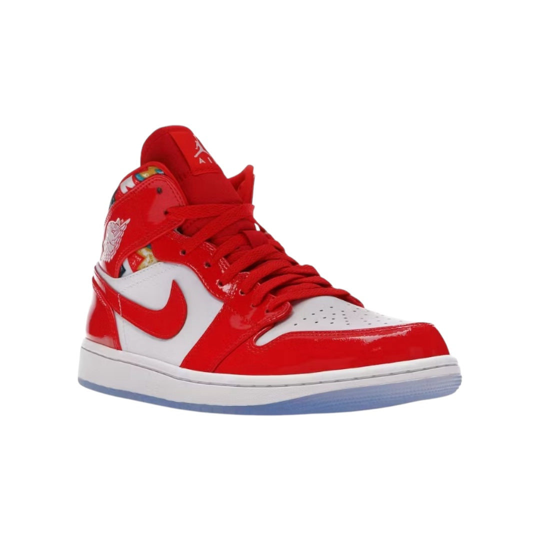 1 Mid “Barcelona Sweater Red Patent”