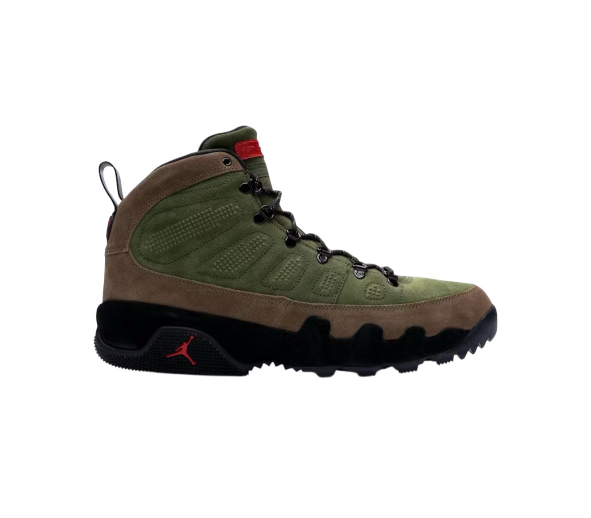 Jordan 9 Retro Boot NRG “Military Brown Legion Green”
