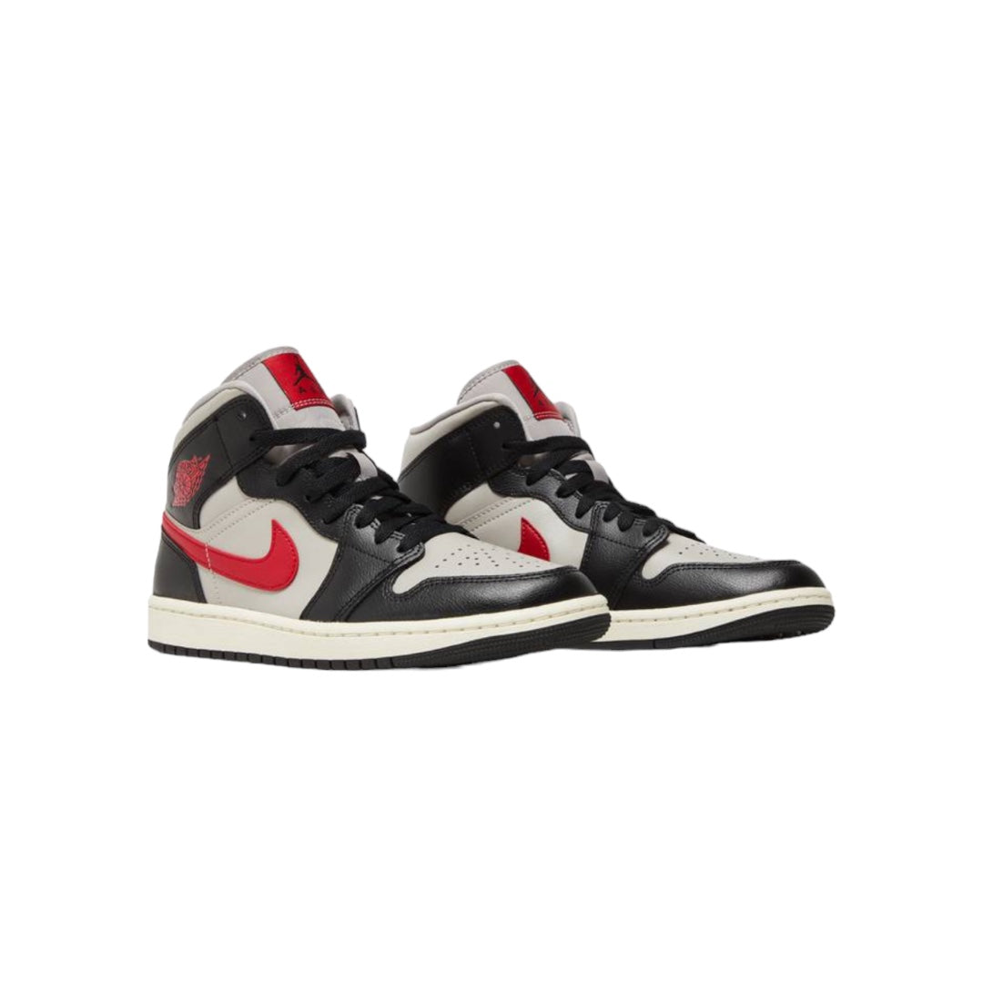 Jordan 1 Mid “Black College Grey Gym Red”