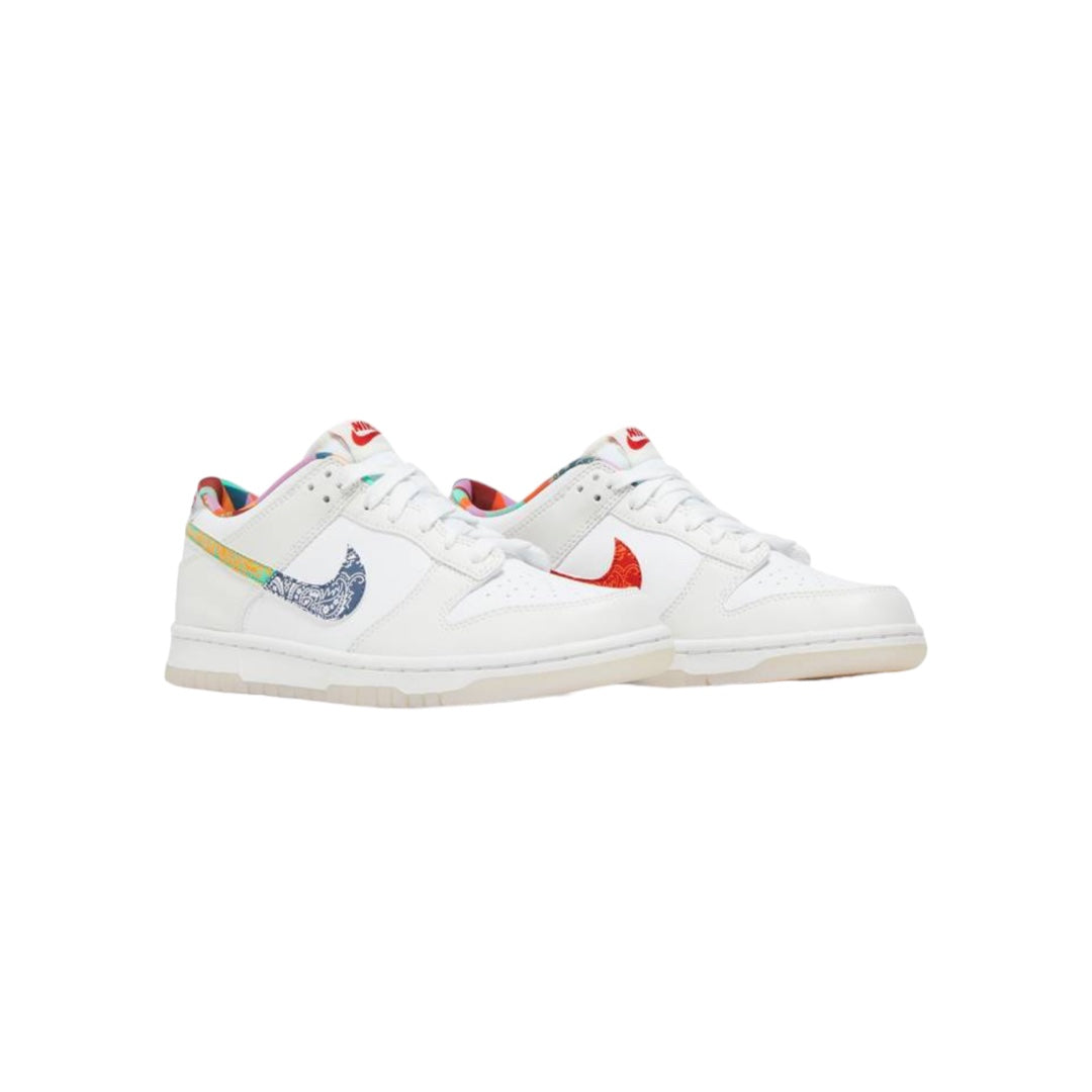 Nike dunk low “White Multi-Color Paisley”