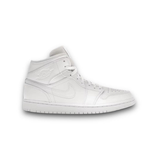 Jordan 1 Mid “Triple White” (2019)