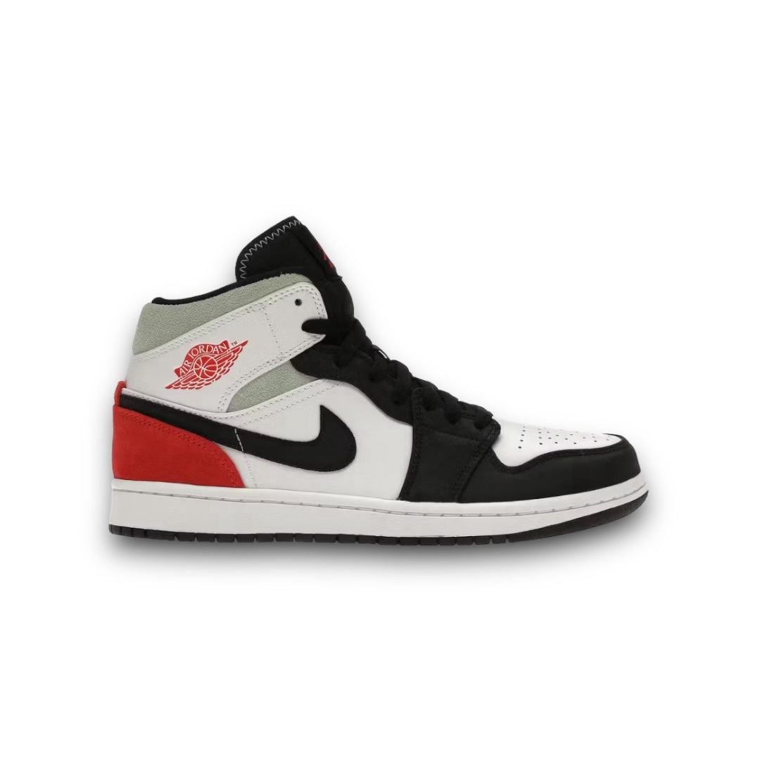 Jordan 1 Mid SE “Red Black Toe”