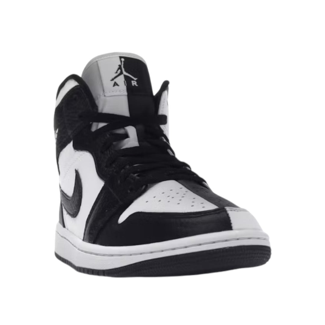 Jordan 1 Mid Split “Black White”(W)