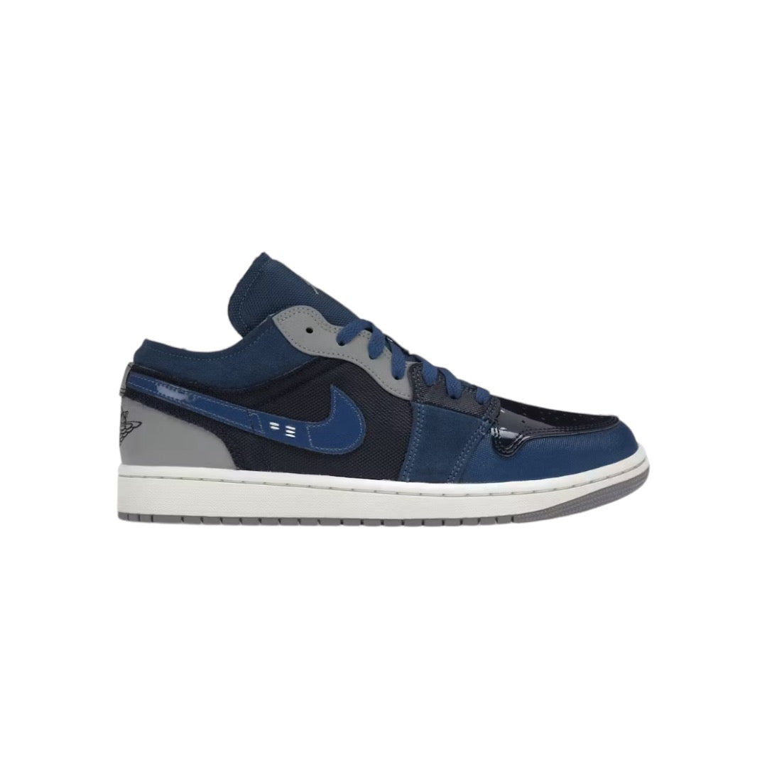 Jordan 1 Low SE Craft “Obsidian French Blue Ashen Slate White”