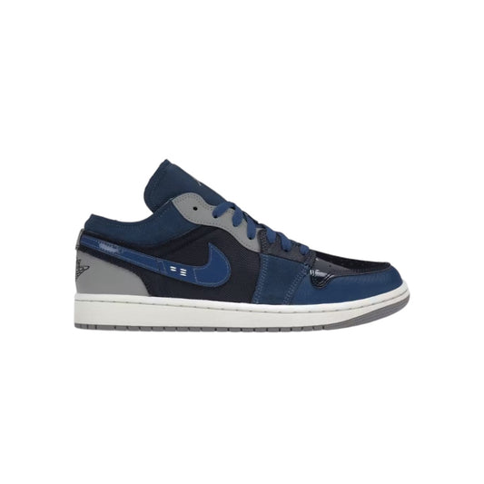 Jordan 1 Low SE Craft “Obsidian French Blue Ashen Slate White”