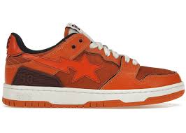 Bape SK8 Sta "Orange Brown"